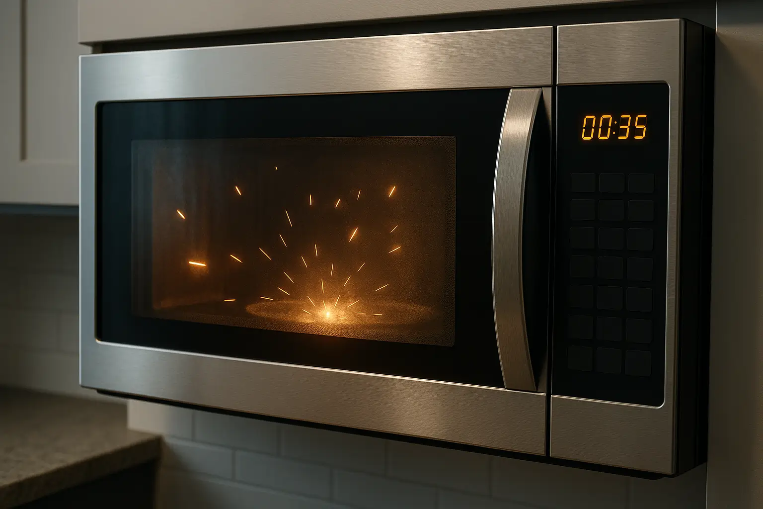 Microwave Sparks or Won’t Turn On